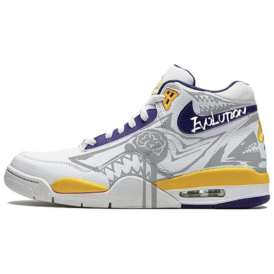 Nike Nike Flight Legacy Cushioning Abrasion Resistant Coverage Mid top Vintage Basketball Shoes Men's