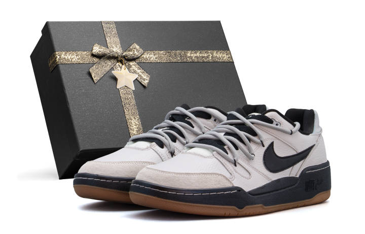 Nike Nike Full Force Low top Skateboard Shoes Men's Black Gray