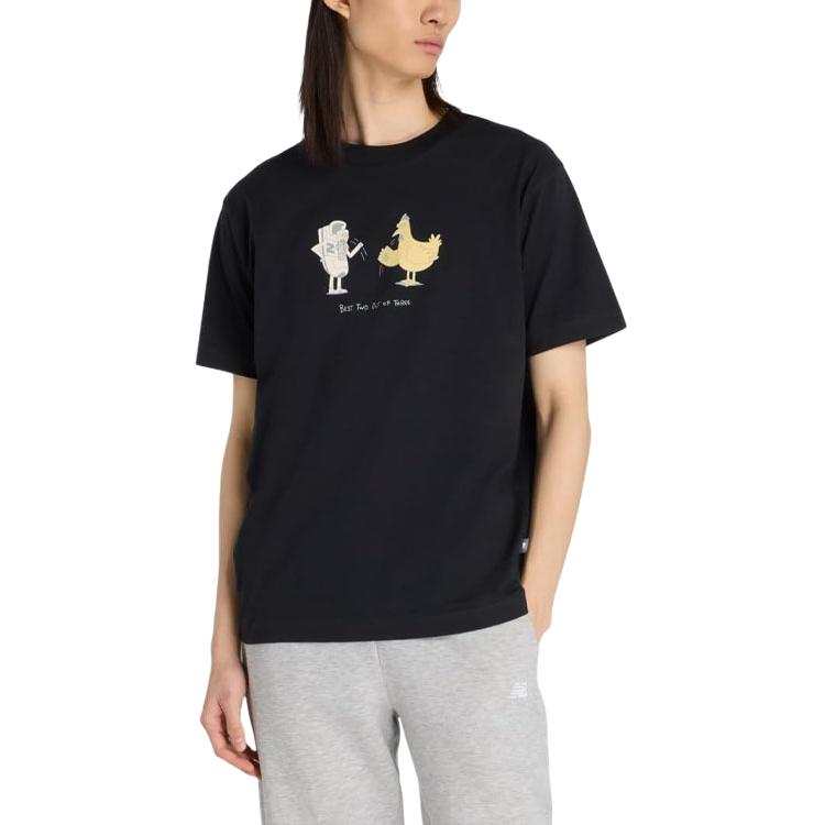 New Balance New Balance T Shirts Men's Black Crew Neck