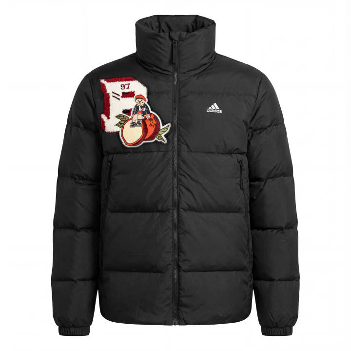 Adidas Adidas Down Jackets Unisex Black Stand Collar Moderate