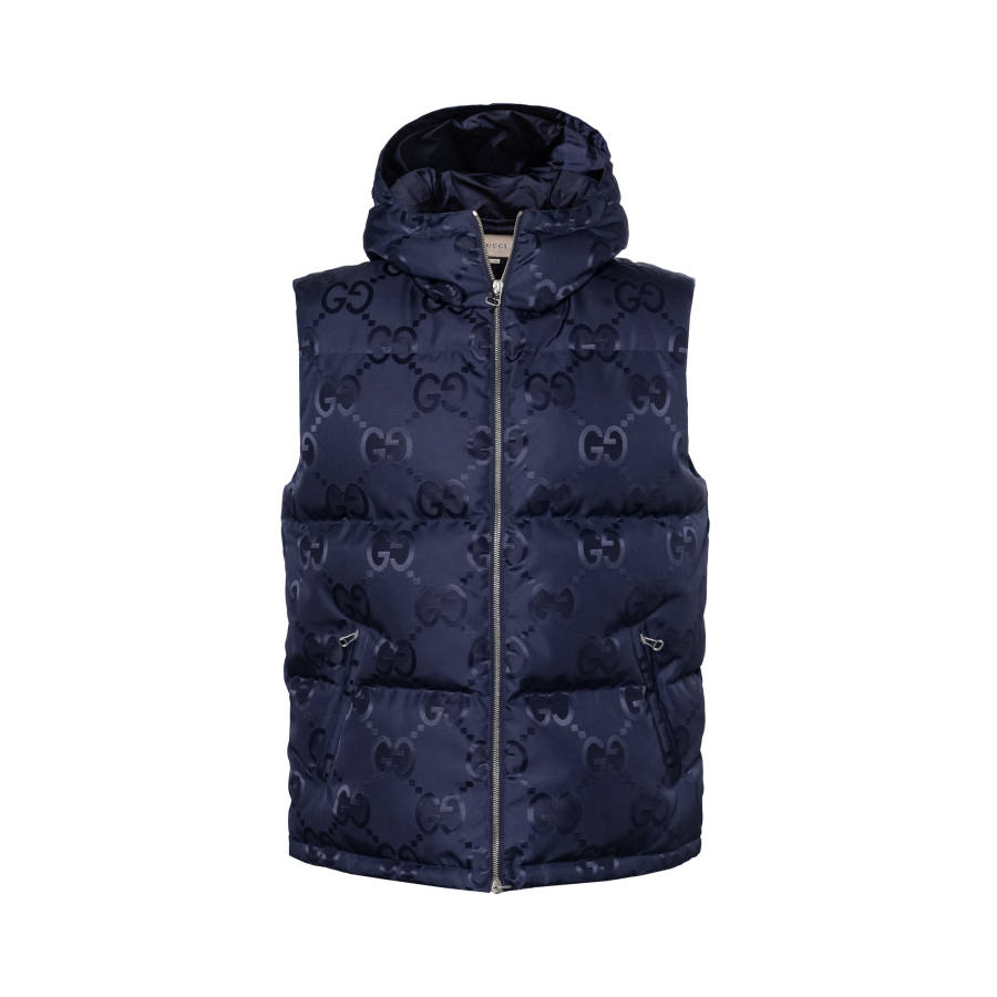 GUCCI FW22 Vest Men's Dark Blue