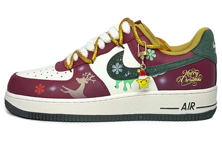 Nike Nike Air Force 1 Leather, Suede Abrasion Resistant Abrasion Resistant Low top Skateboard Shoes Men's