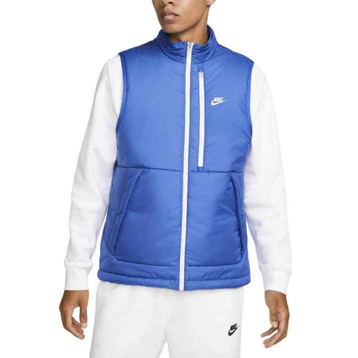 Nike Nike Sportswear Vests Men's Royal Blue/Sail White Stand Collar Thin Other