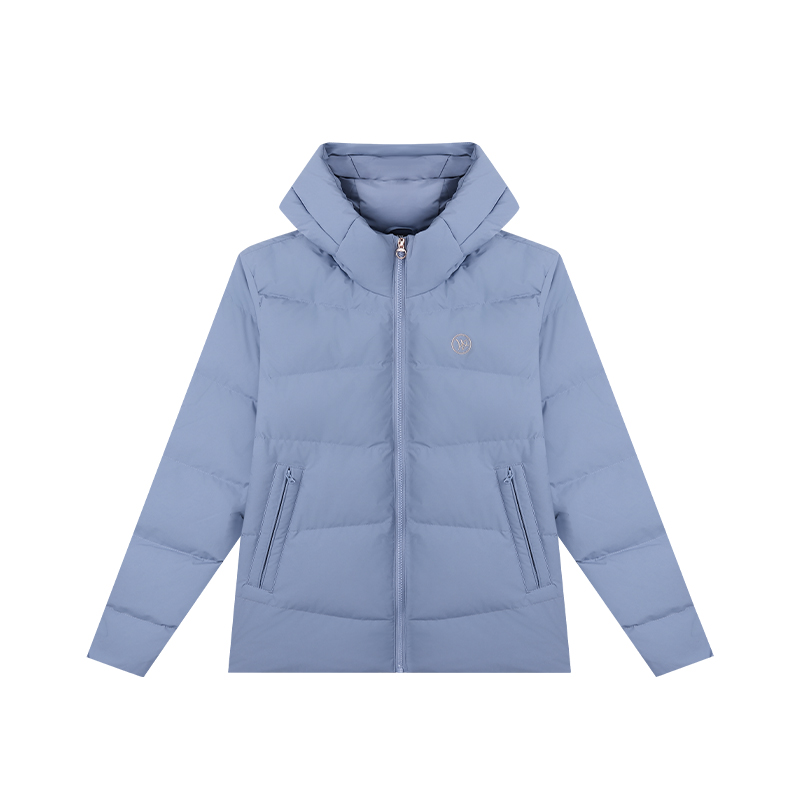 361° Down Jackets Women's Plum Rain Purple Hooded Moderate Down Jacket
