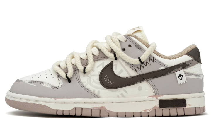Nike Nike Dunk Low top Skateboard Shoes Unisex Light Gray