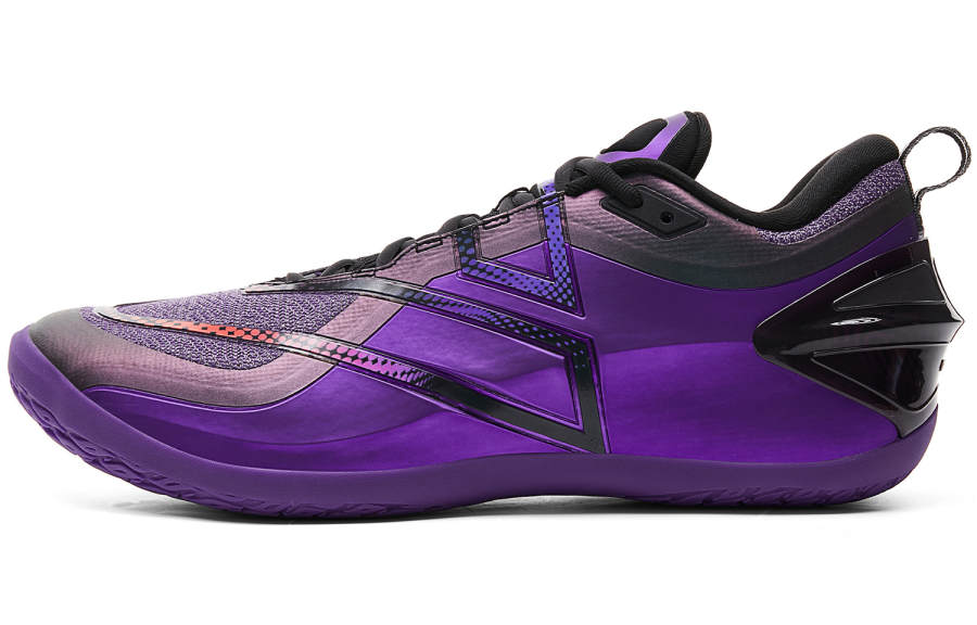 PEAK Taichi General Cushioning Abrasion Resistant Impact Resistant Low top Basketball Shoes Men's Magical Purple