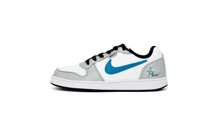 Nike Nike EBERNON Abrasion Resistant Low top Skateboard Shoes Men's Blue White