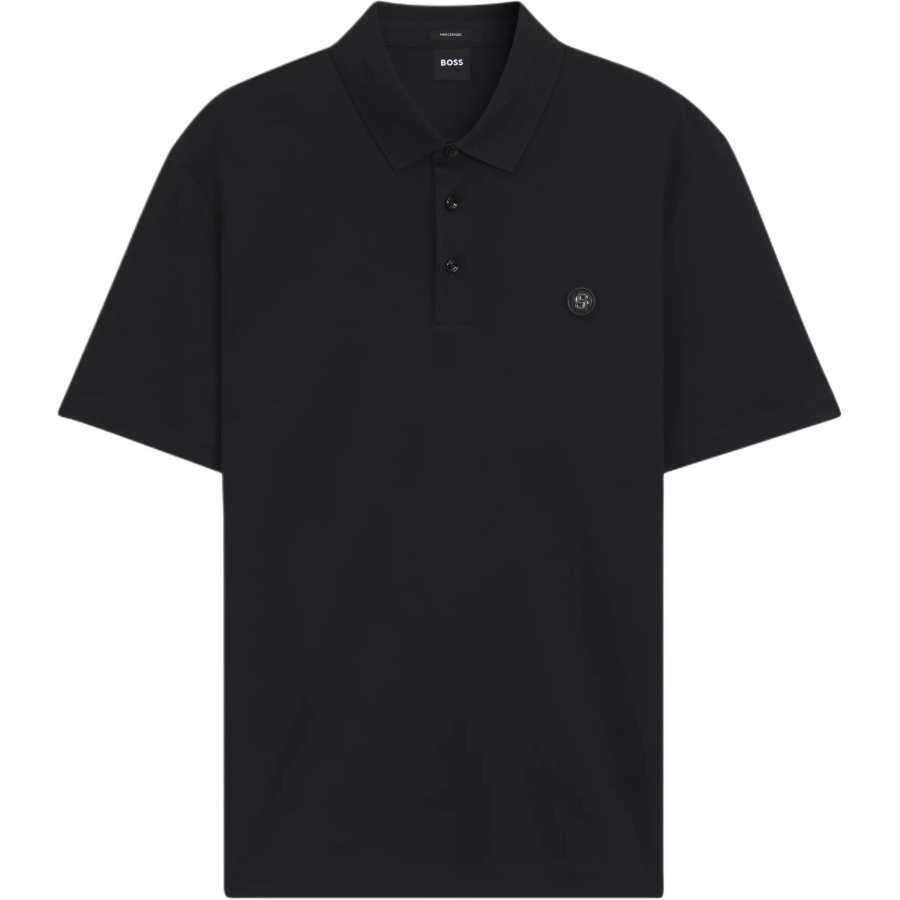 HUGO BOSS Hugo Boss logo-patch polo shirt
