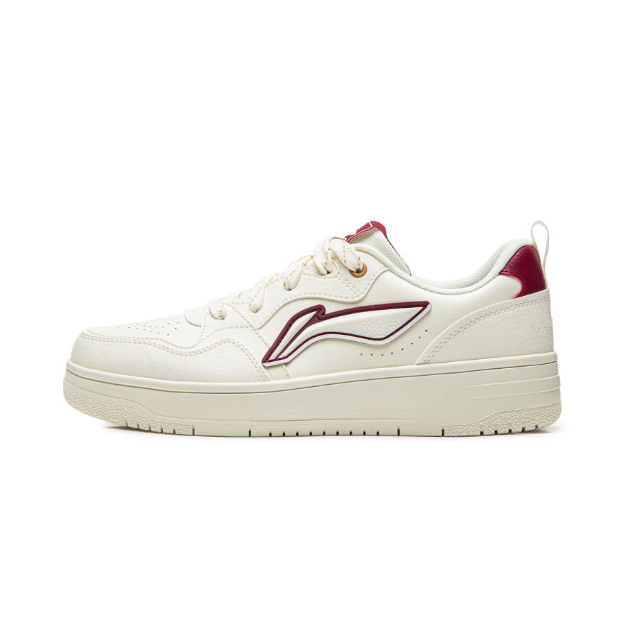 Li-Ning Li Ning Tianji Soft Low top Skateboard Shoes Men's White Red