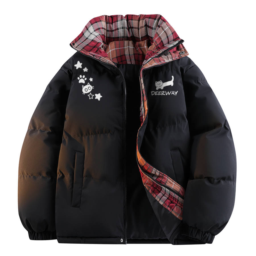 DEERWAY DEERWAY Puffer Jackets Unisex Stand Collar Thickened