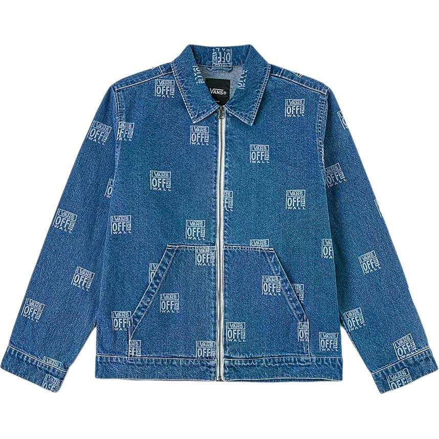 Vans Vans Denim Jackets Unisex Dark Blue Lapel Moderate Other