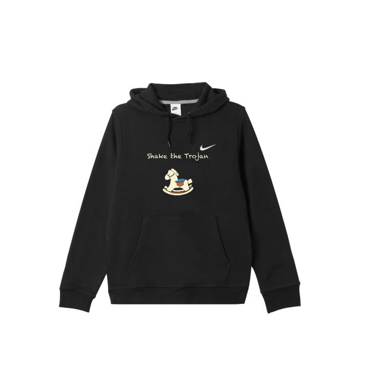 Nike Nike Club Sweatshirts Men's Black Hooded Moderate