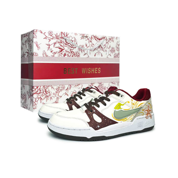 Nike Nike Full Force Doll Adventure Synthetic Leather Height Increasing Height Increasing Low top Skateboard Shoes Men's