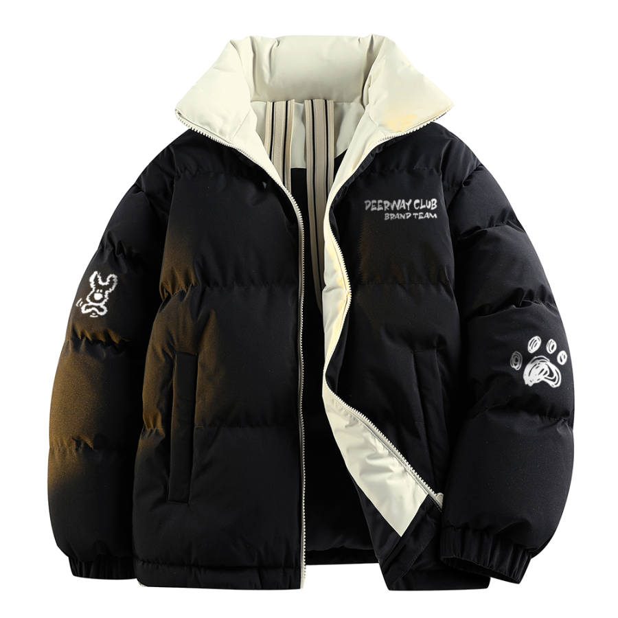 DEERWAY DEERWAY Puffer Jackets Unisex Stand Collar Thickened