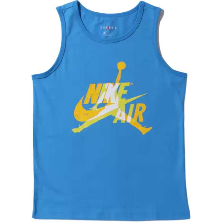 Jordan Jordan BRAND Tank Tops Unisex Blue Crew Neck Moderate Other