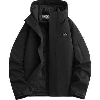WARRIOR Down Jackets Unisex Hooded Fleece Lined Down Jacket