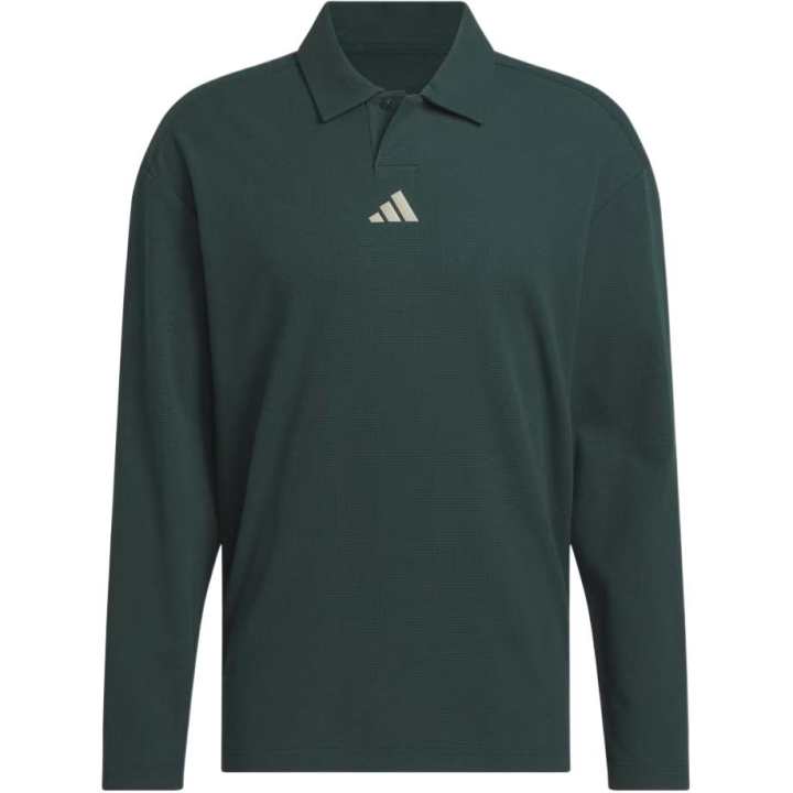 Adidas Adidas Polo Shirts Men's Dark Green Lapel Moderate