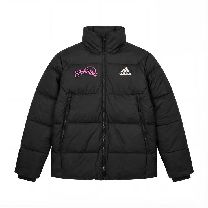 Adidas Adidas Down Jackets Unisex Black Stand Collar Moderate
