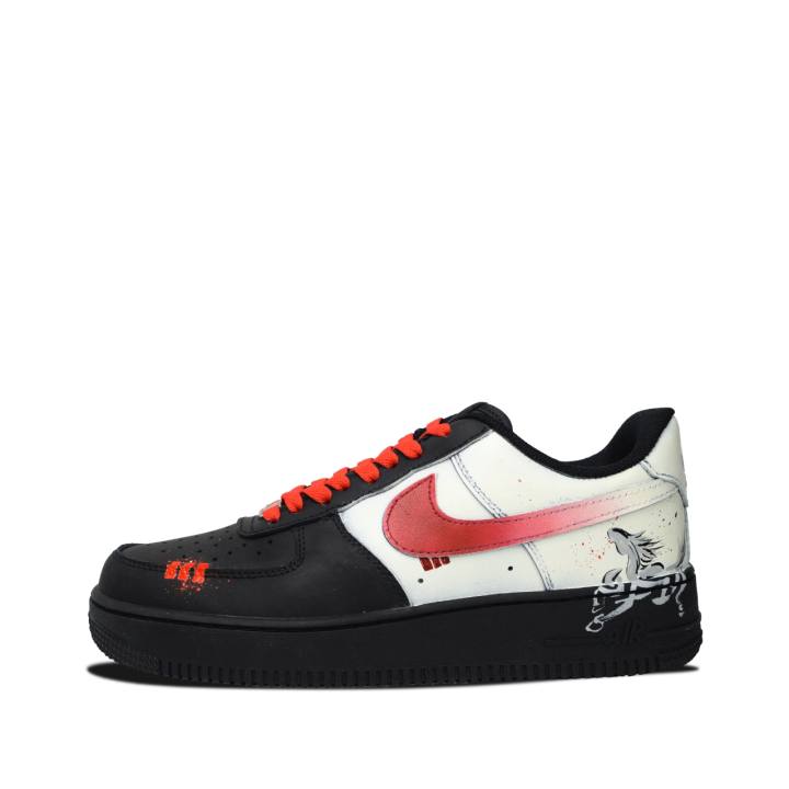 Nike Nike Air Force 1 Immediate Success Low top Skateboard Shoes Unisex Black