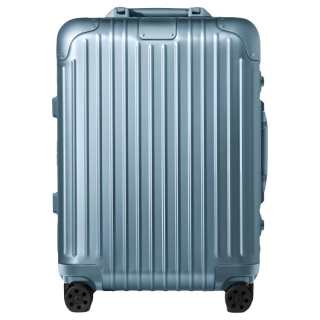 RIMOWA ORIGINAL Aluminum Magnesium Alloy Suitcase Luggage For Shipping 21 Inch Unisex Arctic Blue