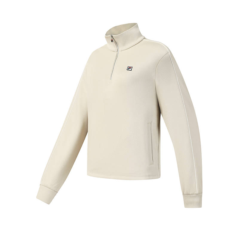 FILA Tennis Sweatshirt Women's Eying Apricot Prunus Armeniaca Fruit