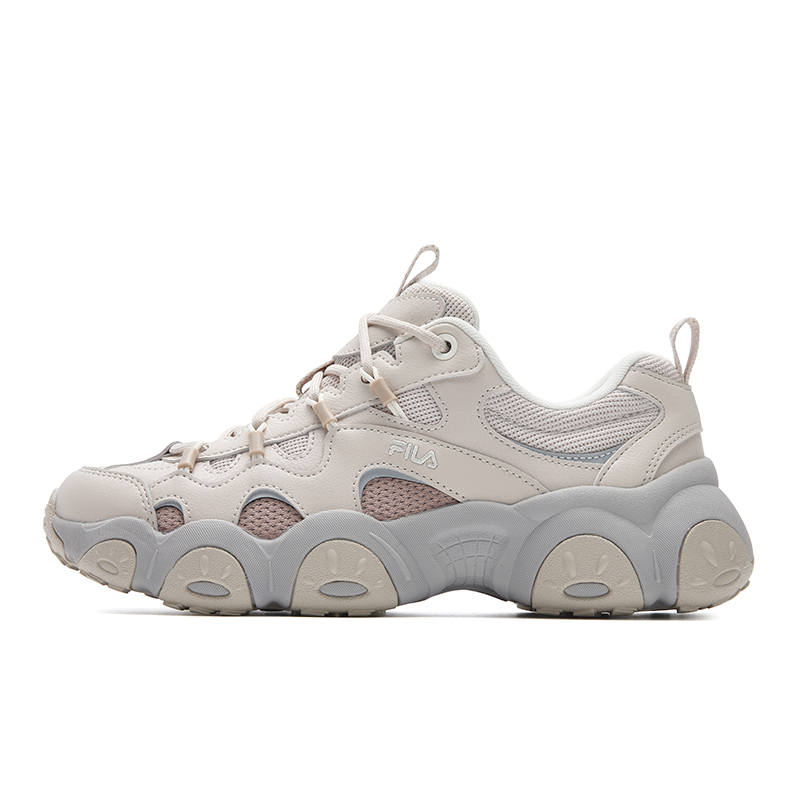 FILA FLUID 7 Height Increasing Chunky Sneakers Women's Pink Brown