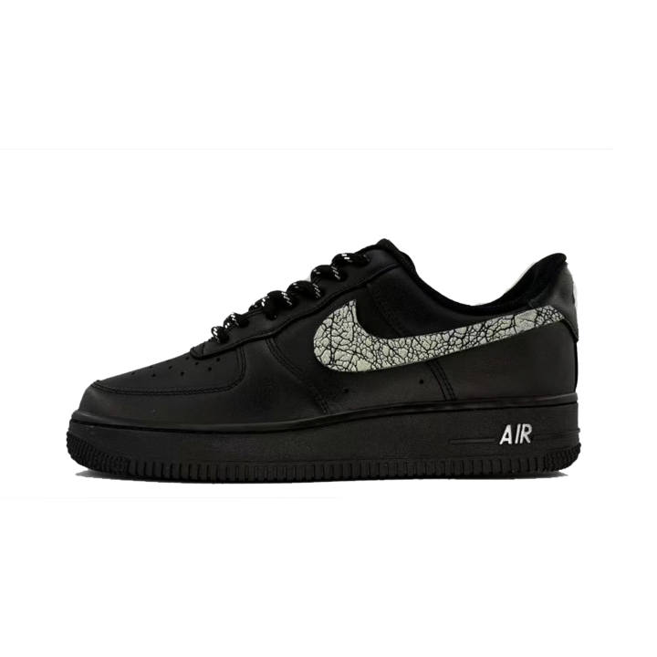 Nike Nike Air Force 1 Scale Pattern Leather Coverage Abrasion Resistant Coverage Abrasion Resistant Low top Skateboard Shoes
