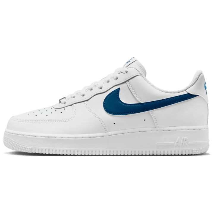 Nike Nike Air Force 107 Cushioning Skateboard Shoes Men's White Blue