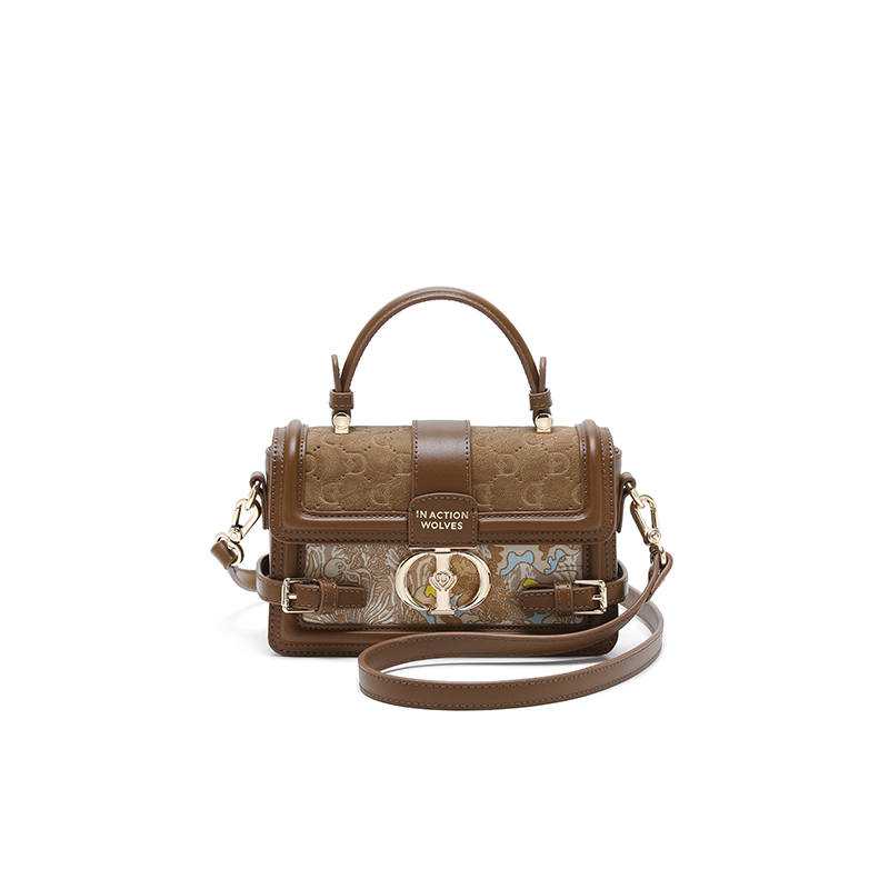 SEPTWOLVES SEPTWOLVES Pu Handbag Regular Women's Brown