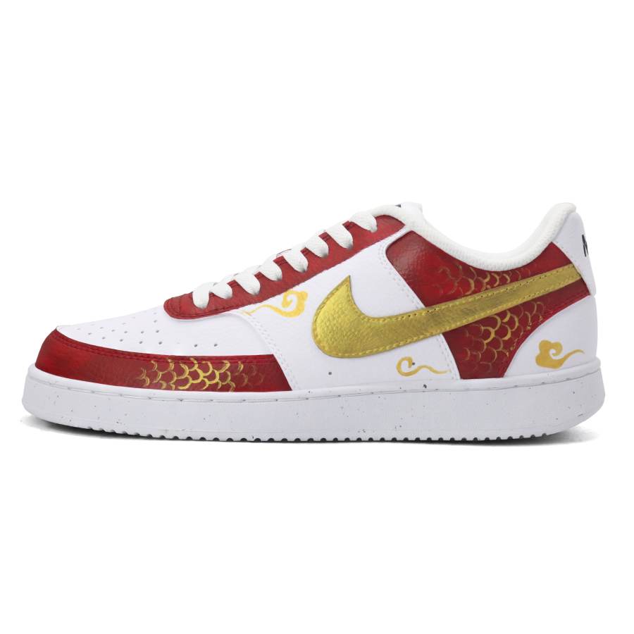 Nike Nike Court Vision 1 Linlin Years CNY Abrasion Resistant Low top Skateboard Shoes Men's Red White