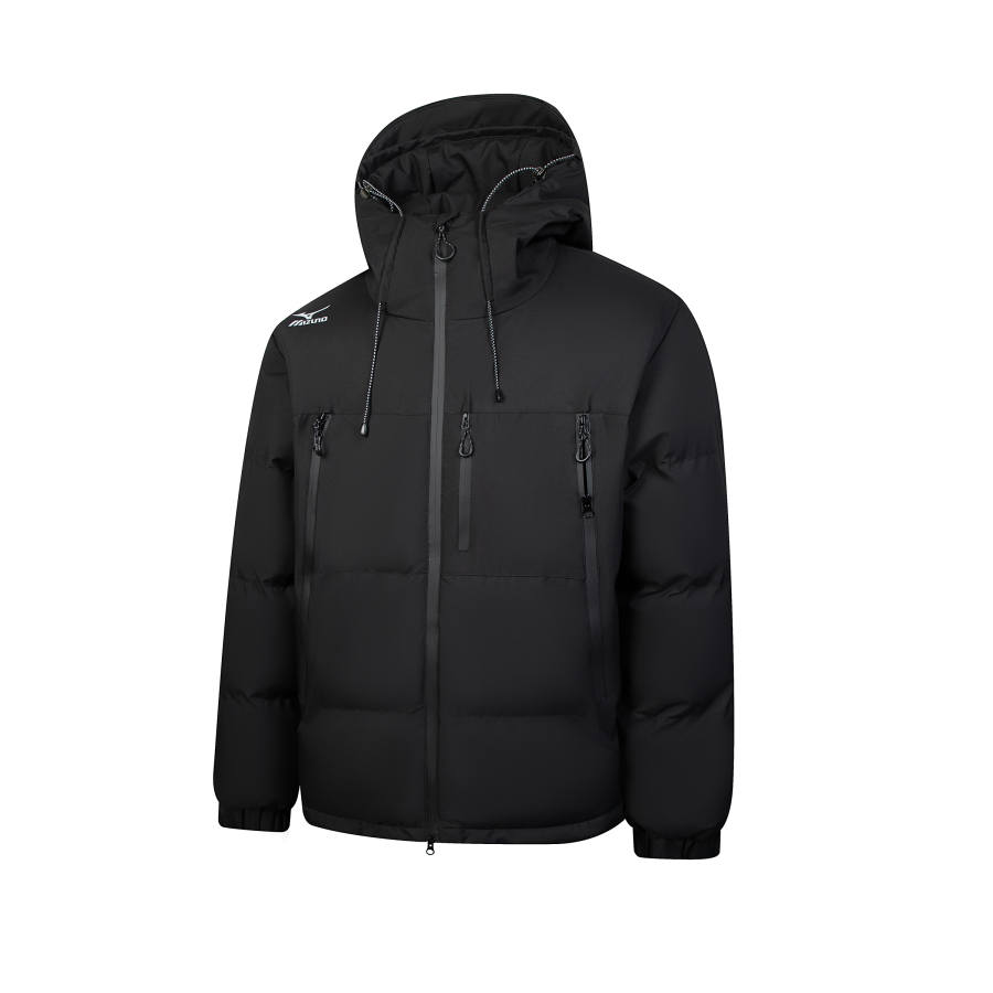 Mizuno Mizuno Puffer Jackets Unisex Hooded Thickened Quilted Padded Jacket