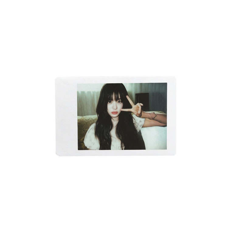 STARSHIP Entertainment Jang Won Young IVE SECRET WM Lucky Card 2 Instant Cameras, Round Photocards 1 Pc