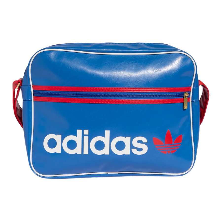 Adidas Originals Polyurethane Shoulder Bag Unisex Blue & Red