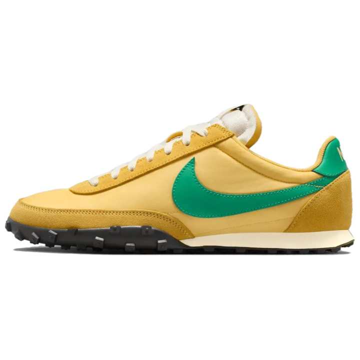 Nike Nike Waffle Racer Suede Casual Shoes Men's Yellow Green