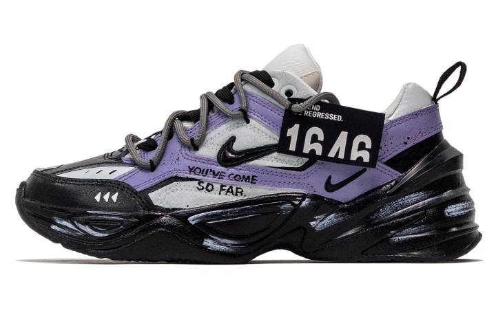 Nike Nike M2K Tekno Quantum Ash Cushioning, Wear Resistant Low top Chunky Sneakers Women's