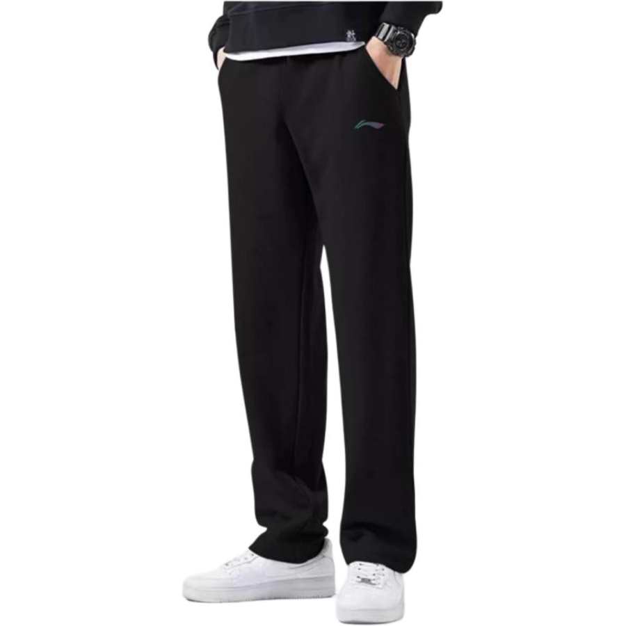 Li-Ning Li Ning Knitted Sweatpants Men's Black