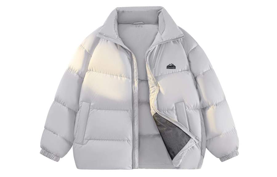 YALU Down Jackets Unisex Stand Collar Thickened Puffer Jacket