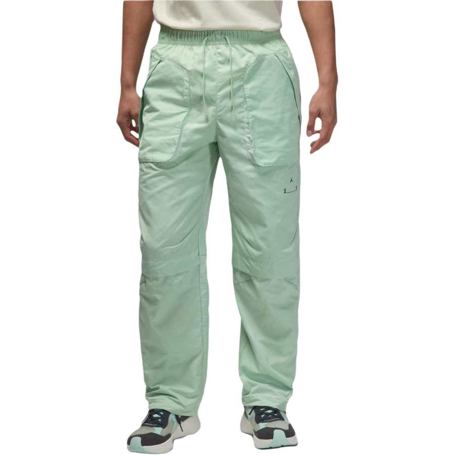 Jordan Jordan Knitted Sweatpants Men's Frosty Grass Green Moderate Straight Fit Pants