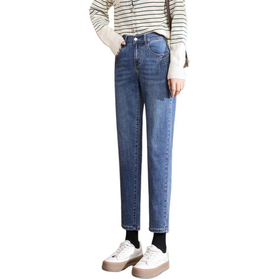 Tonlion Jeans Women's Medium Blue Moderate Harem Pants