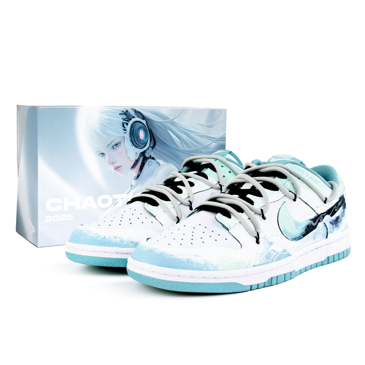 Nike Nike Dunk Thermal Abrasion Resistant Low top Skateboard Shoes Unisex Blue
