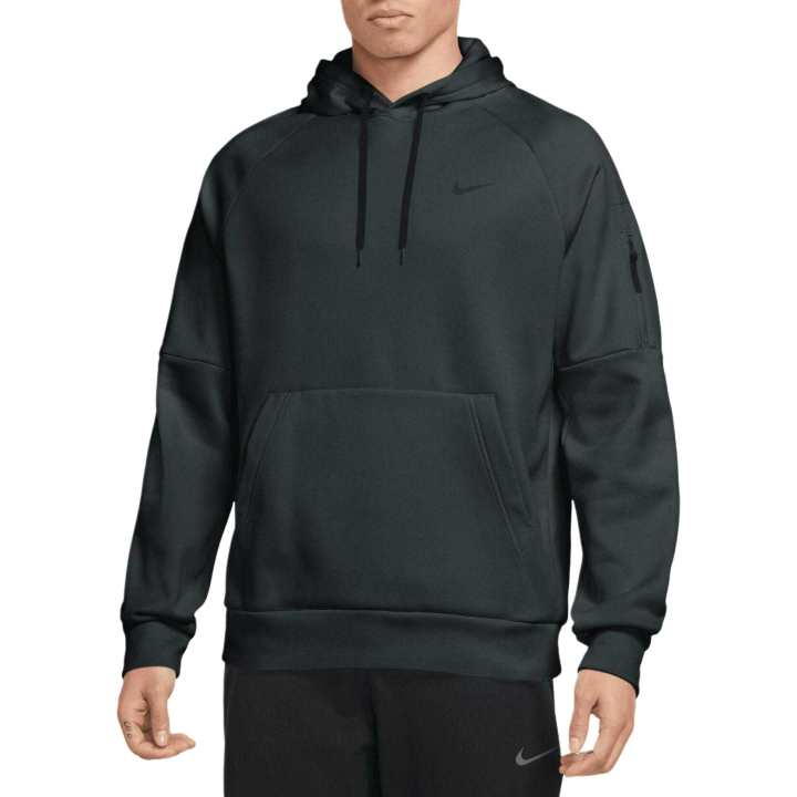 Nike Nike Therma Sweatshirts Men's Seaweed Green/Seaweed Green/Black Hooded Moderate