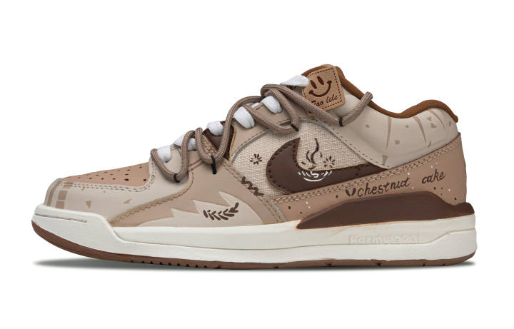 Jordan Jordan Stadium 90 Cappuccino Cushioning Low top Casual Shoes Men's Beige Brown