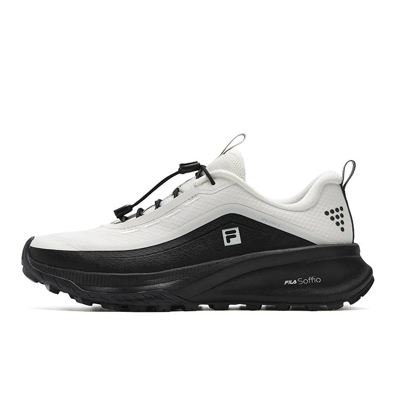 FILA LYNX3+ Cushioning Abrasion Resistant Coverage Lightweight Outdoor Shoes Women's White Black