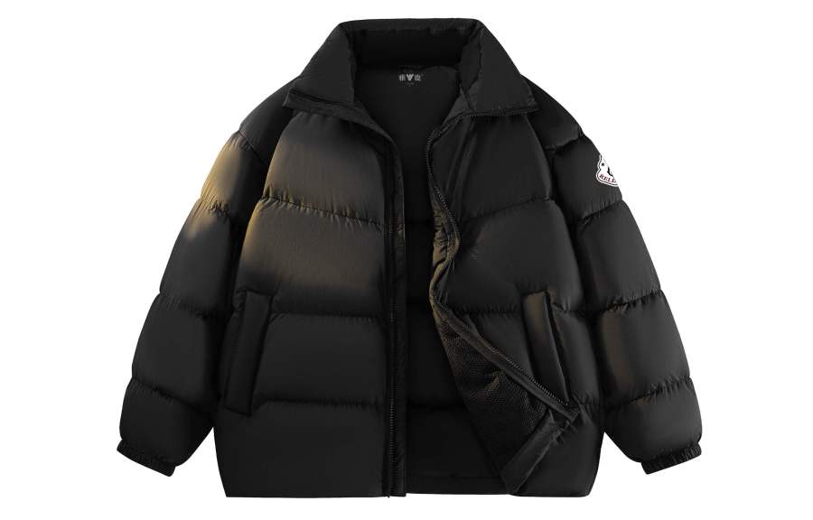 YALU Down Jackets Unisex Stand Collar Thickened Puffer Jacket