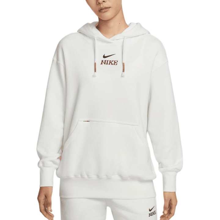 Nike Nike Sweatshirts Women's White Hooded Non Detachable Moderate