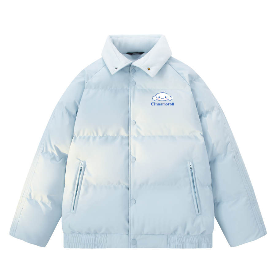 Sanrio x Cinnamoroll Hello Kitty Cinnamoroll SS25 Puffer Jacket Coat Unisex