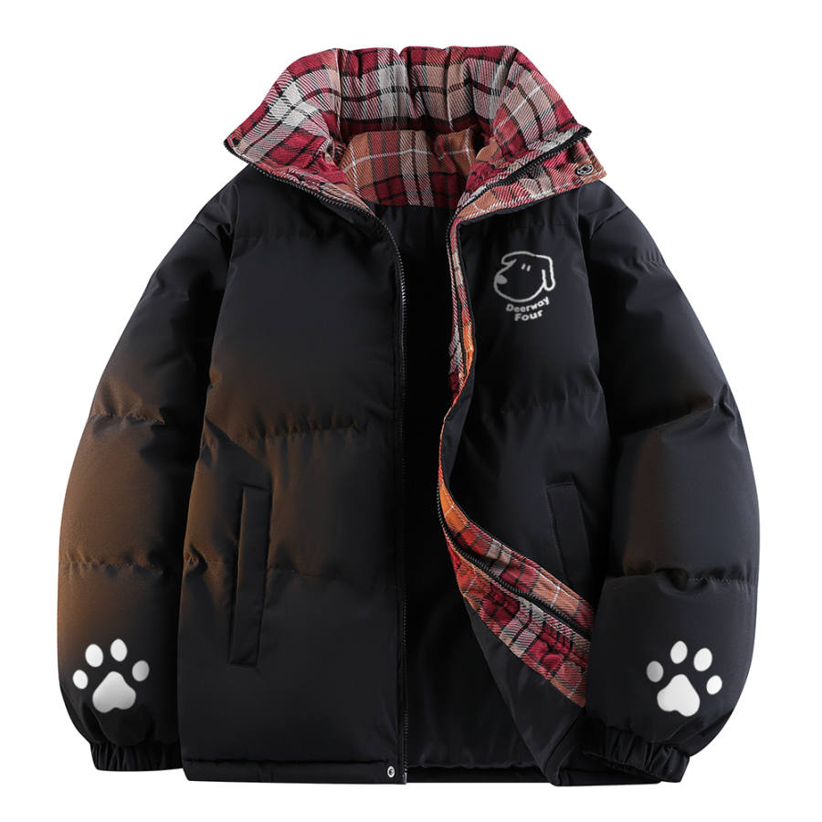 DEERWAY DEERWAY Puffer Jackets Unisex Stand Collar Thickened