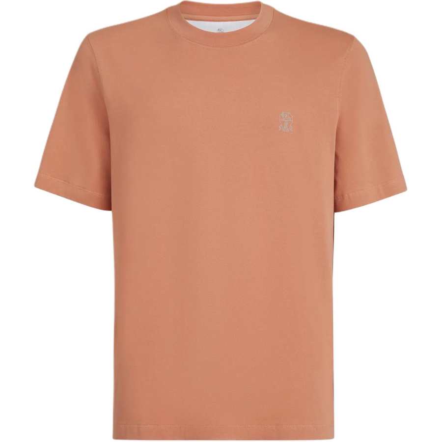 Brunello Cucinelli logo-detail crew-neck T-shirt