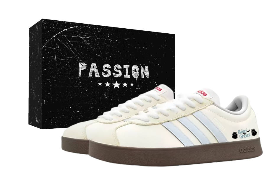 Adidas Adidas VL COURT 2.0 Soft And Adorable Bear Shadow Box Abrasion Resistant Lightweight Wear resistant And Lightweight