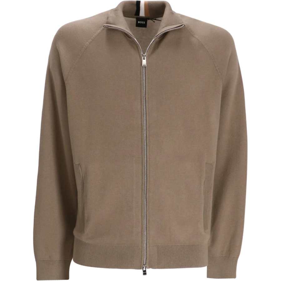 Hugo Boss Zip-Up High Neck Cardigan